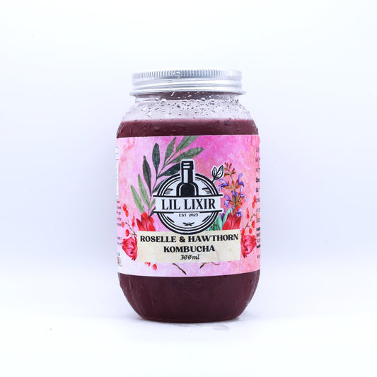 Hawthorn & Roselle Kombucha