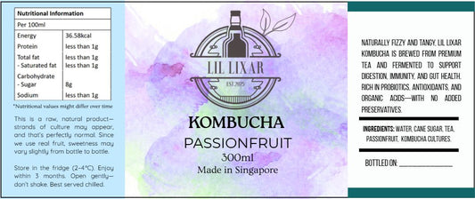Passionfruit Kombucha